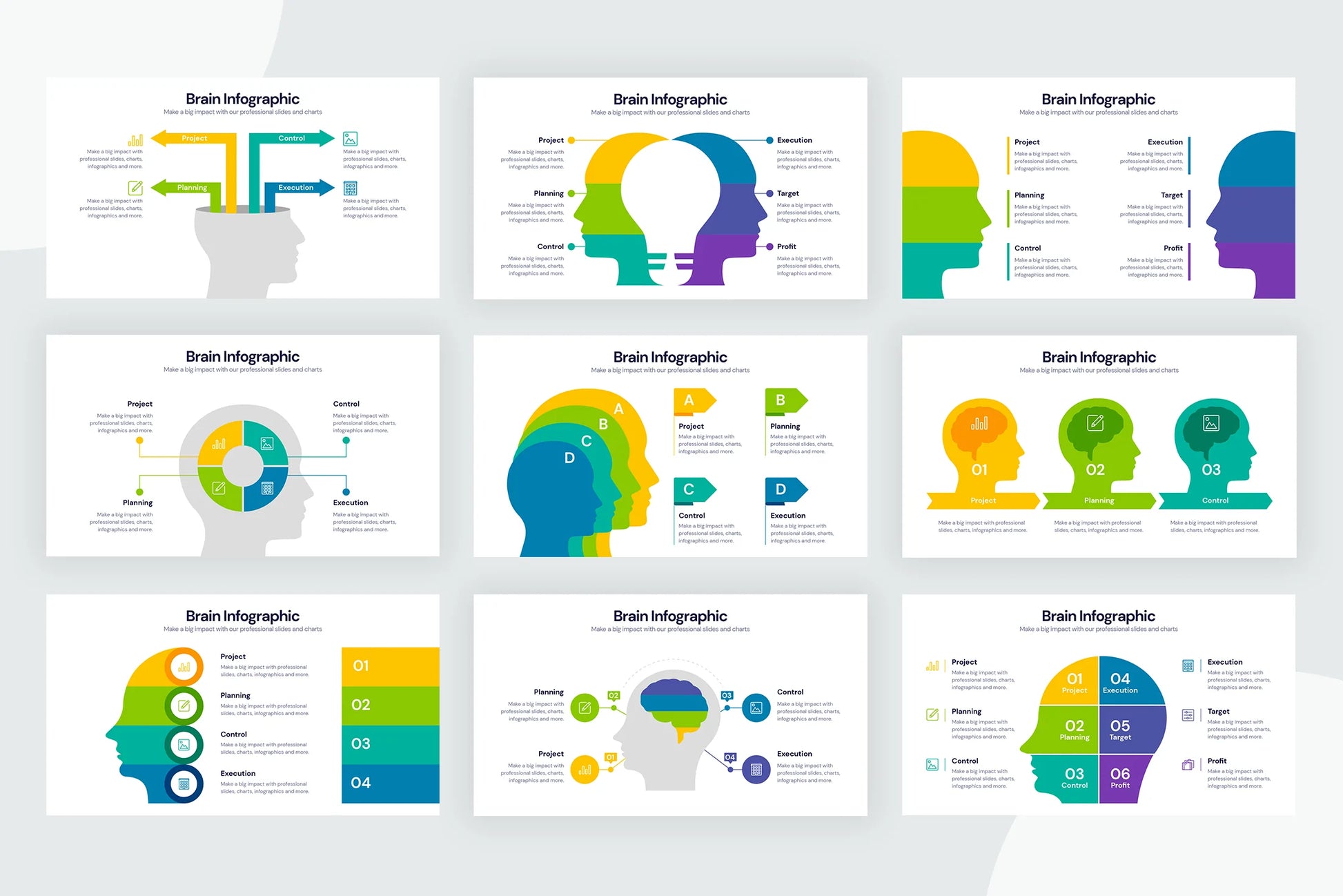 Brain  Infographic Templates PowerPoint slides
