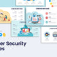 Cybersecurity Infographic Templates PowerPoint slides