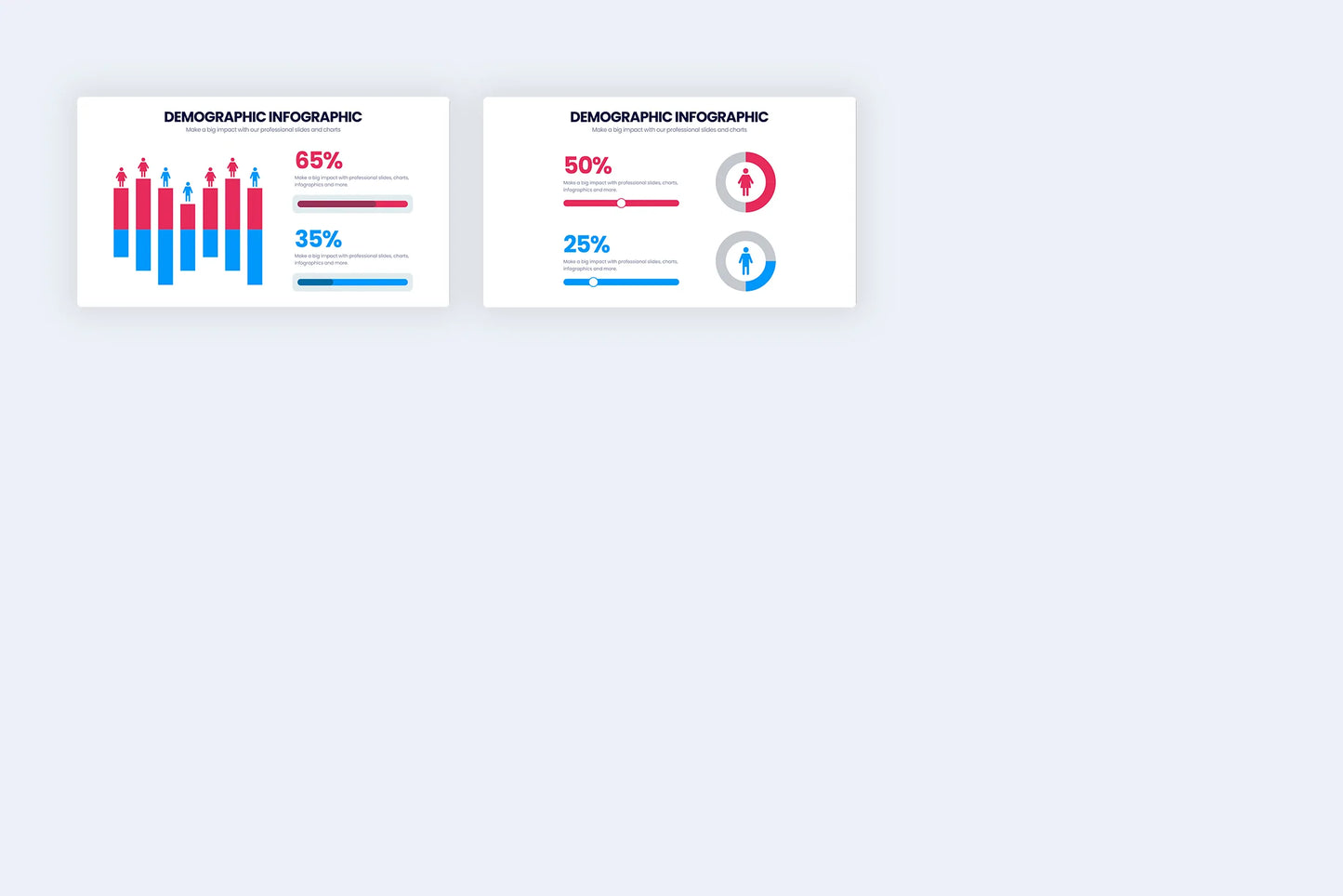 Modèles d'infographie démographique