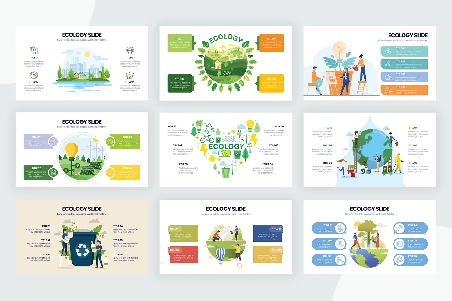 Ecology Infographic Templates for Powerpoint, Keynote, Google Slides and Illustrator Infographic templates