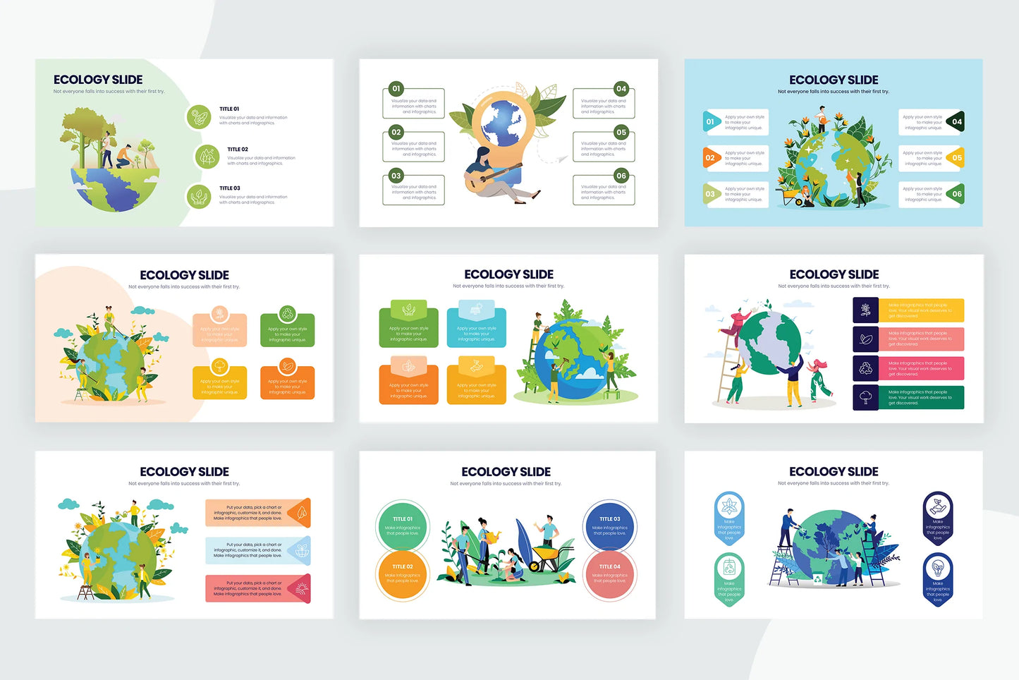 Ecology Infographic Templates for Powerpoint, Keynote, Google Slides and Illustrator Infographic templates