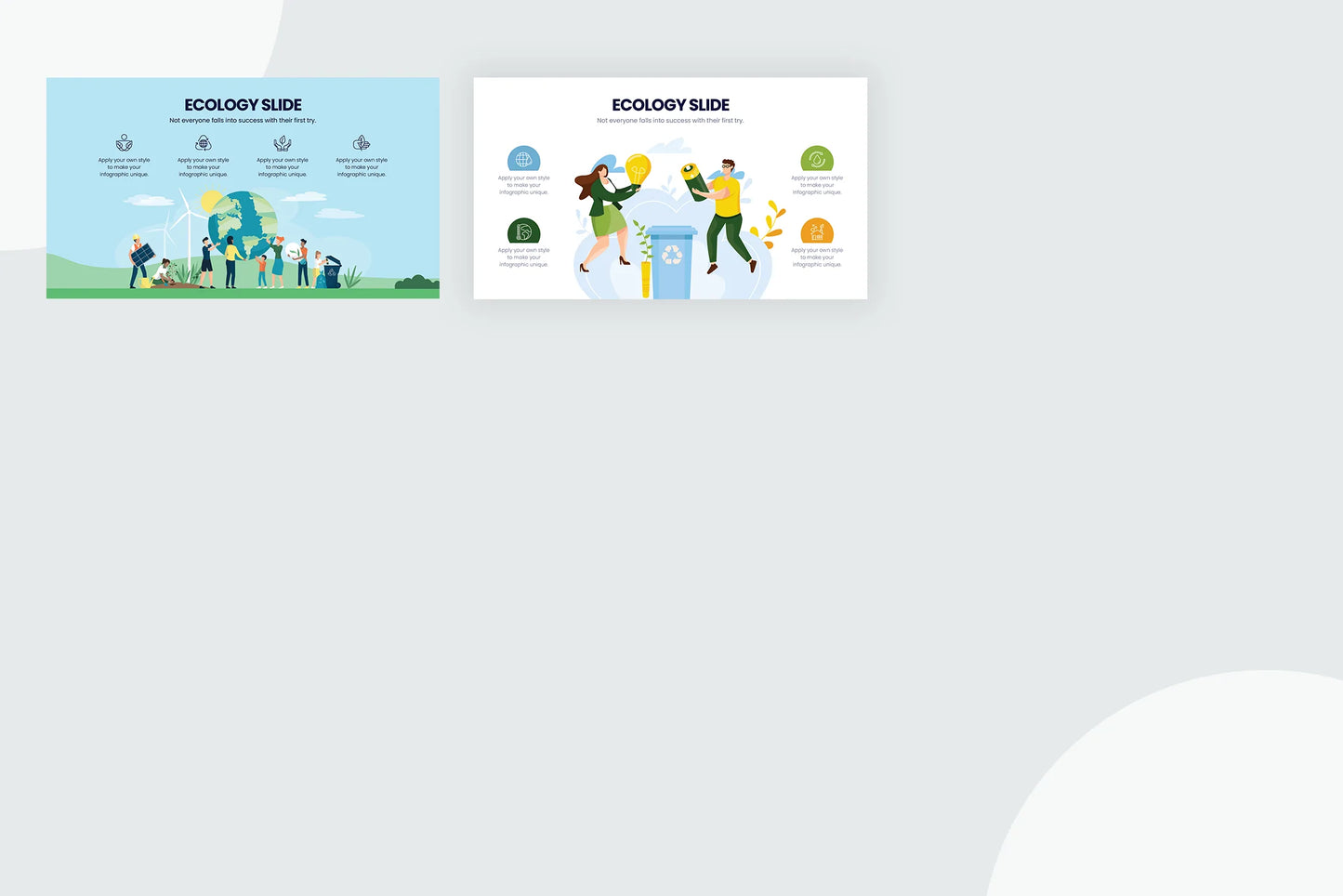 Ecology Infographic Templates for Powerpoint, Keynote, Google Slides and Illustrator Infographic templates