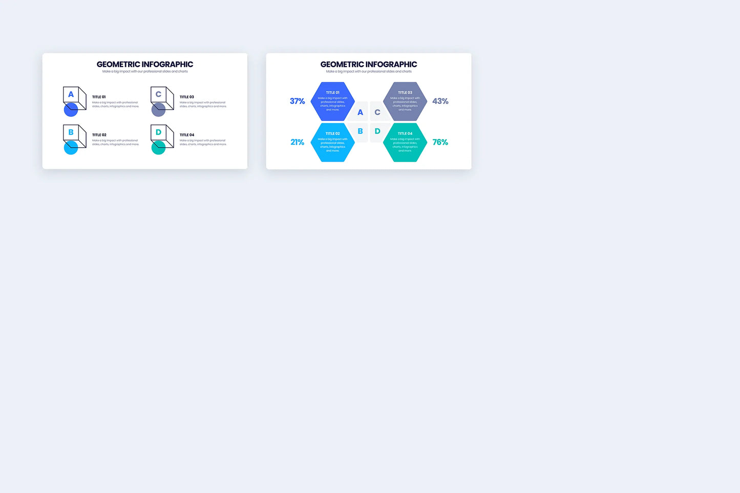 Geometric Infographic Templates PowerPoint slides