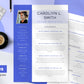 Nora - Resume Template Infographic templates
