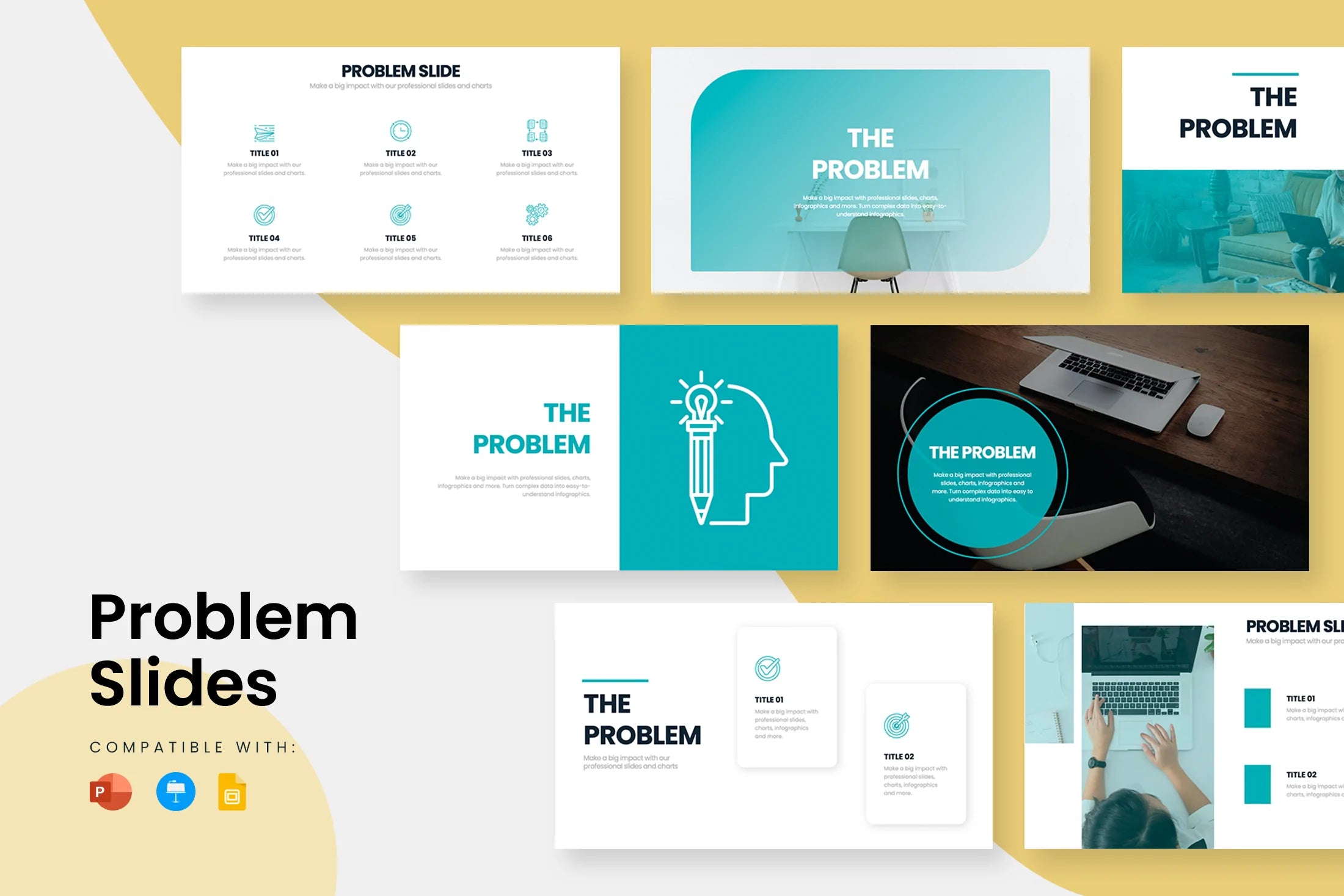 Problem Slides for PowerPoint, Keynote and Google Slides – PowerPointX