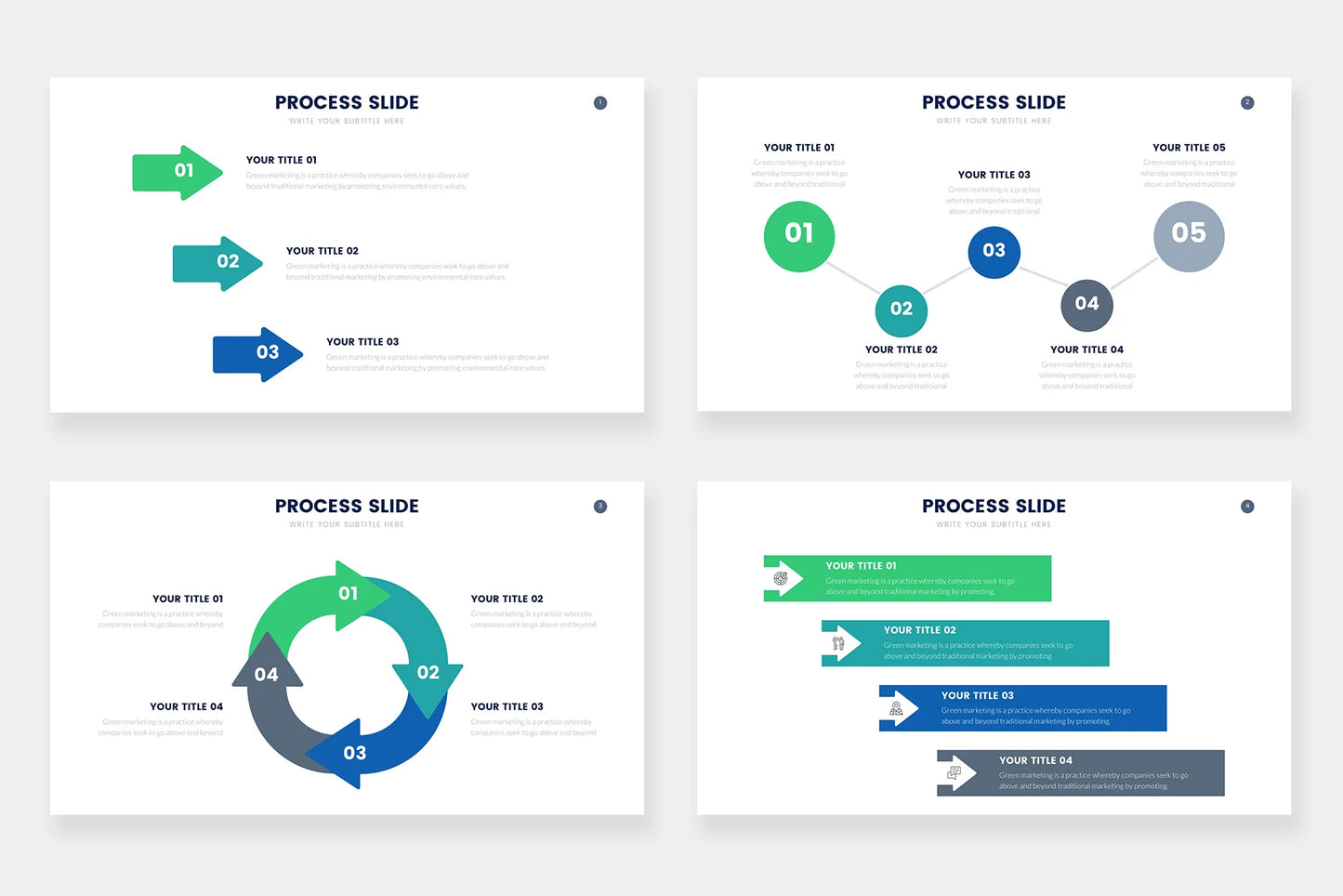 Process Infographic templates