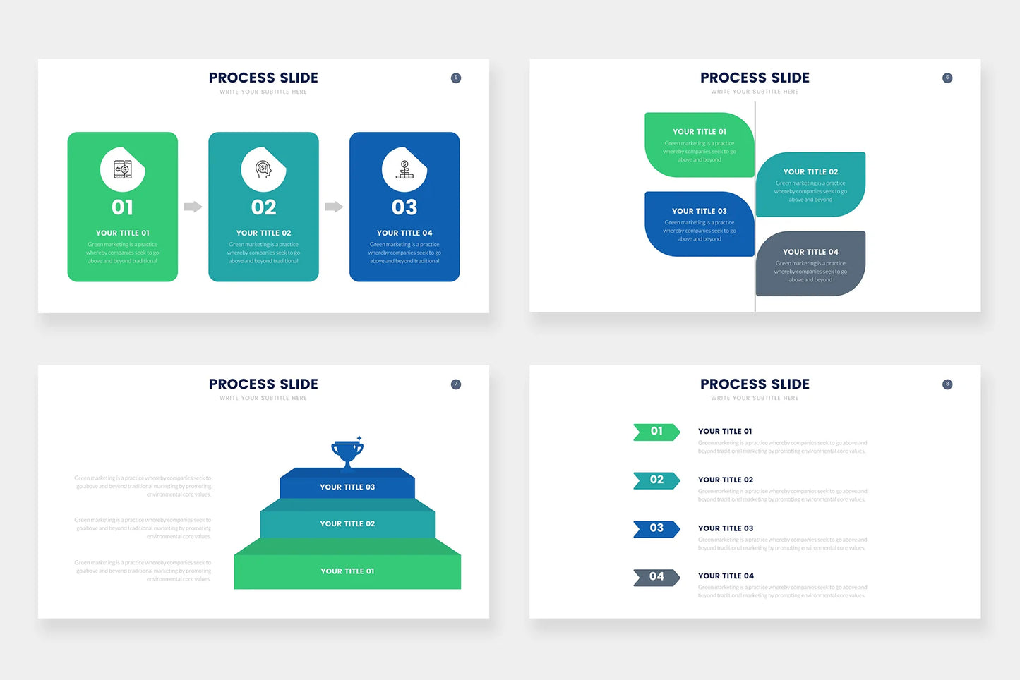 Process Infographic templates