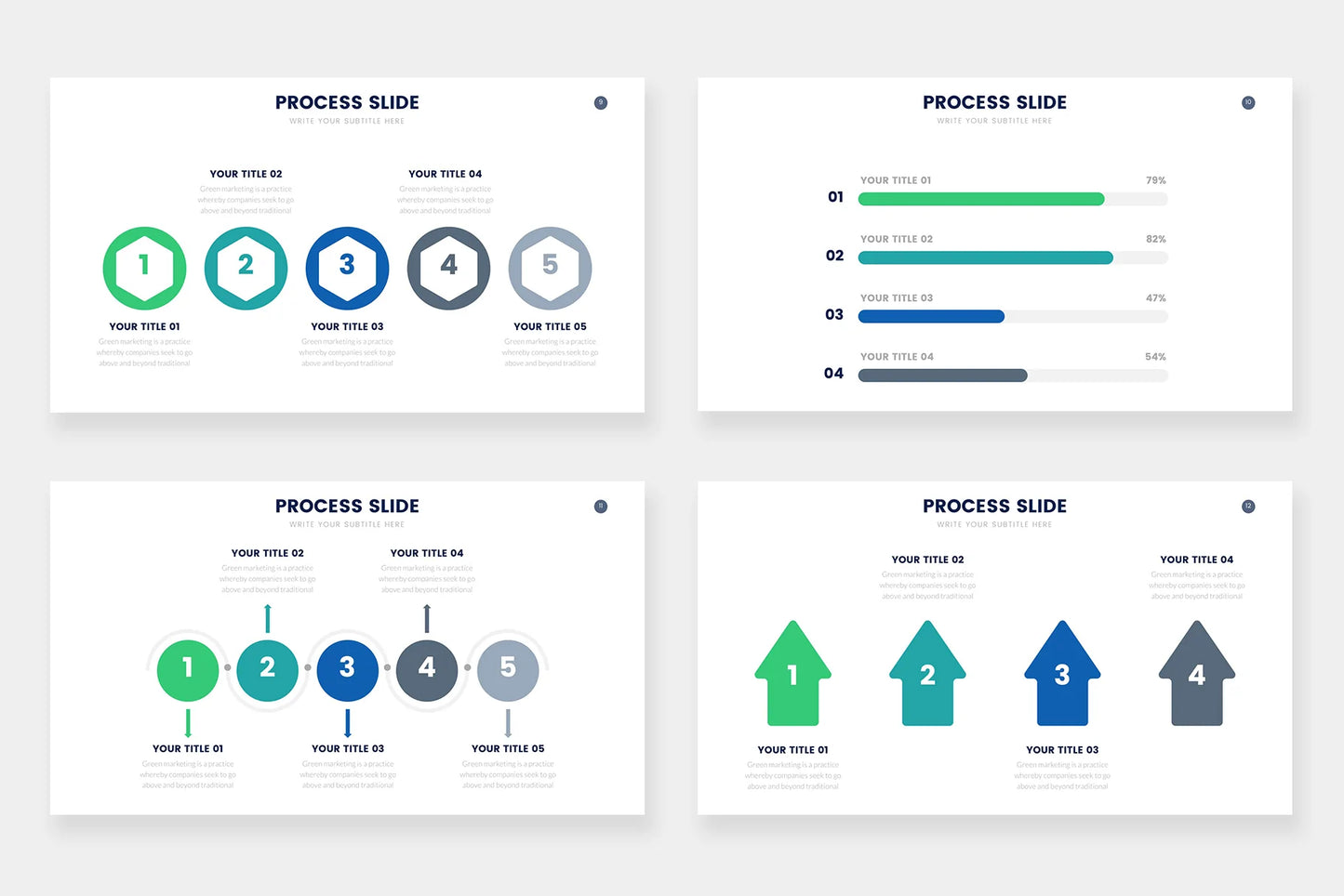 Process Infographic templates