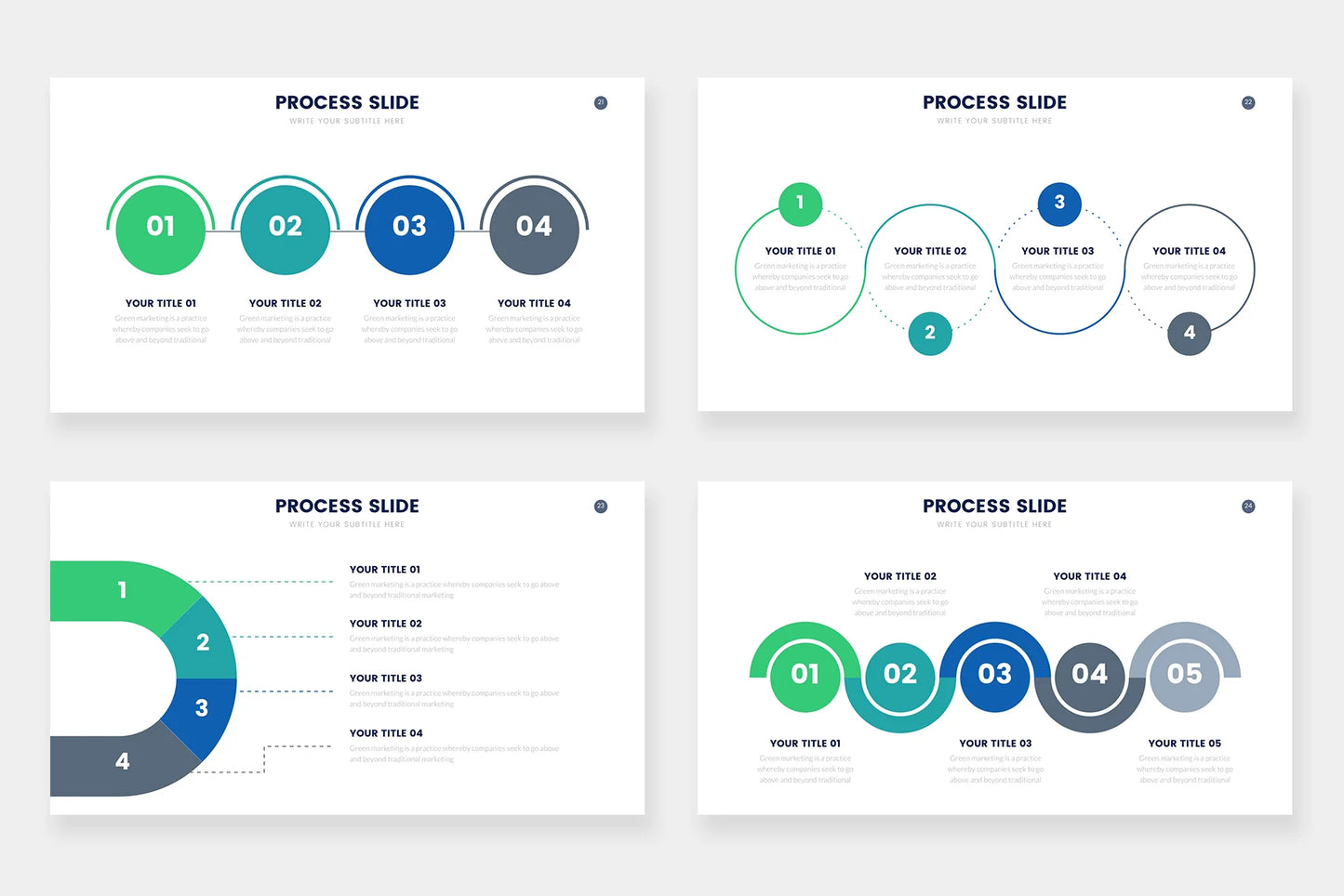 Process Infographic templates