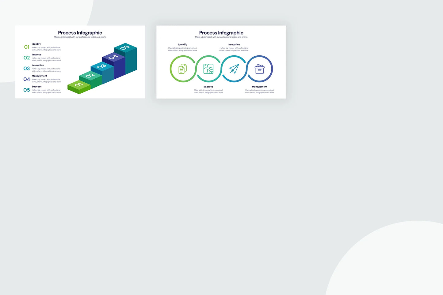 Process Infographic templates