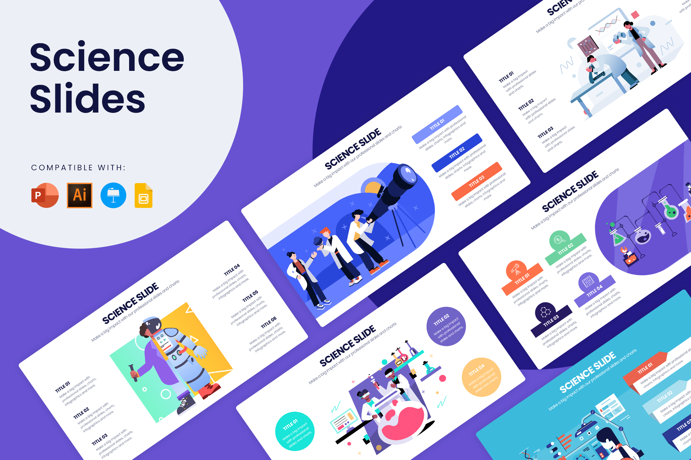Science Infographic Templates PowerPoint Template - Slides – PowerPointX