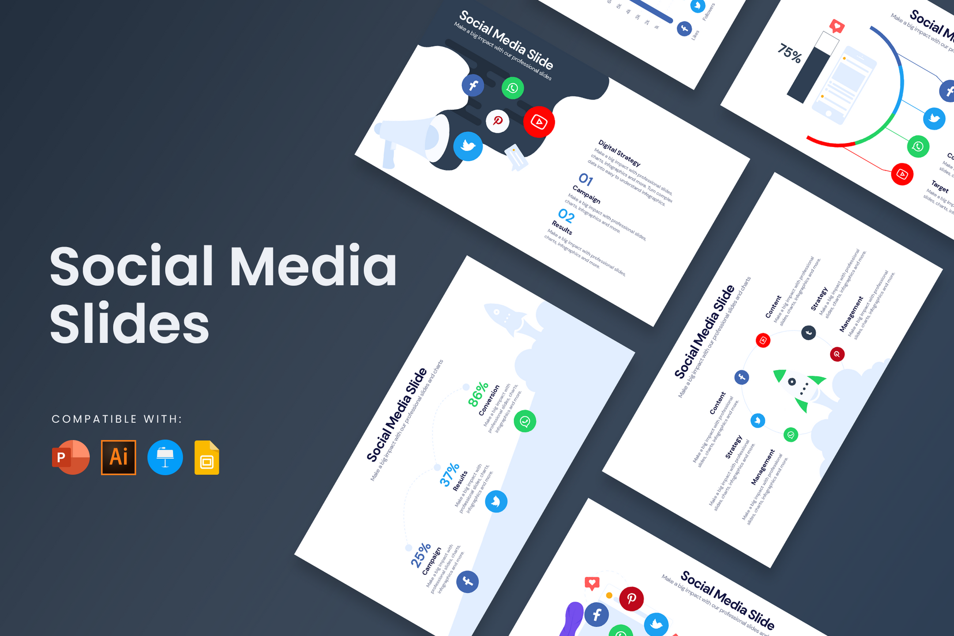 Social Media Infographic templates