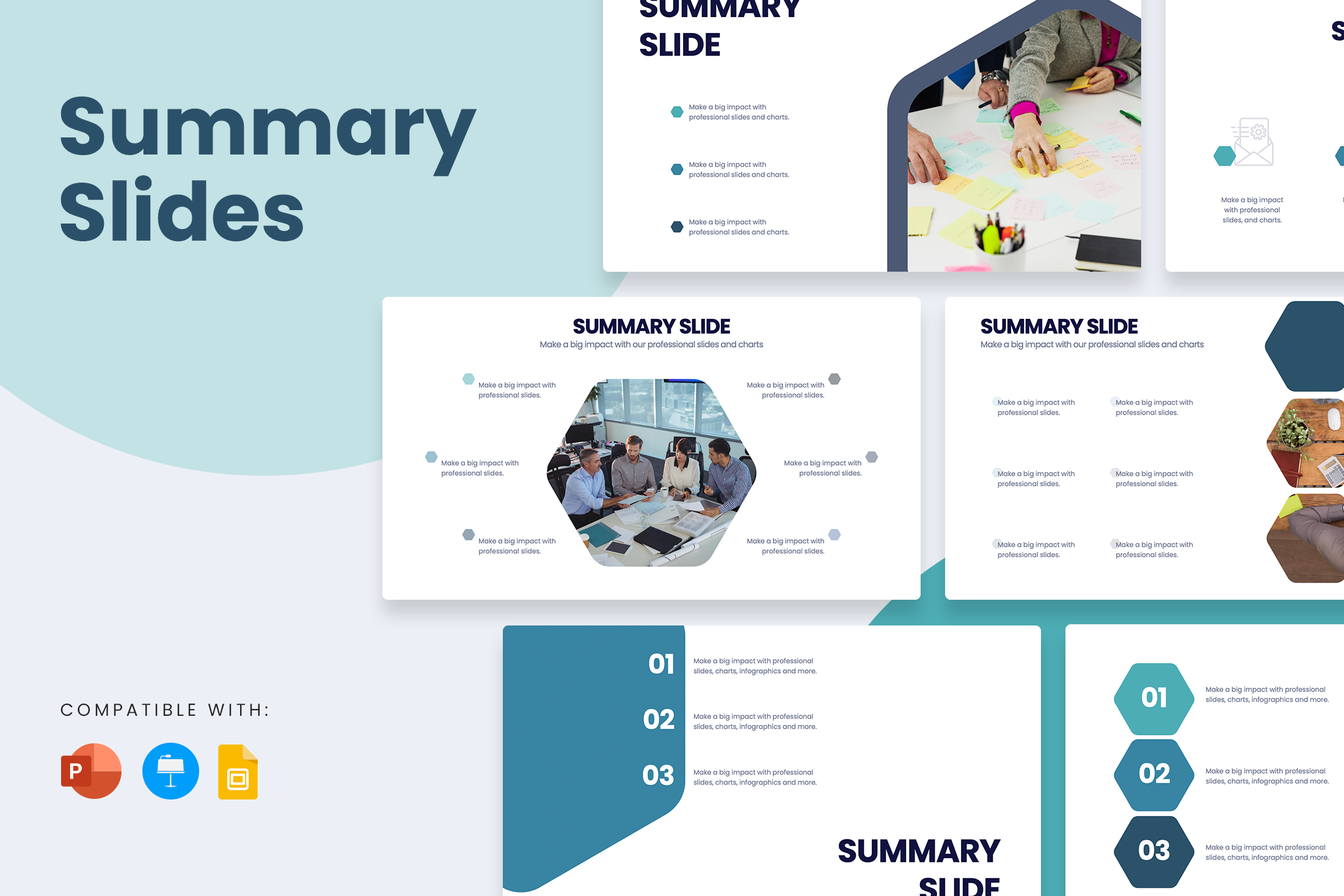 Chapter Slides Examples Summary Slides for PowerPoint, Keynote and Google Slides – PowerPointX