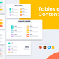 Table ofphic Templates PowerPoint slides