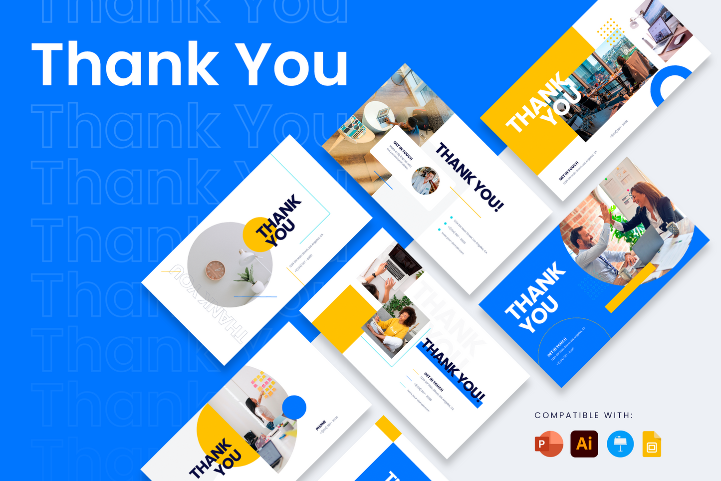 Thank You Infographic templates