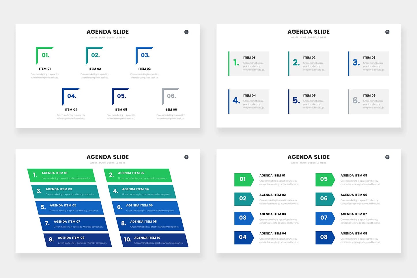 agenda  Infographic 