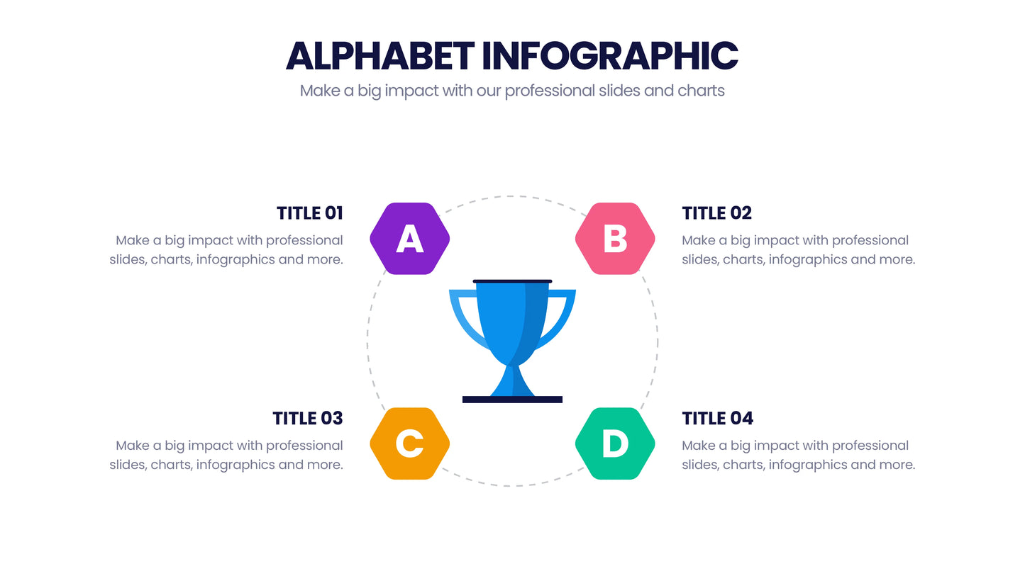 Alphabet Infographic templates