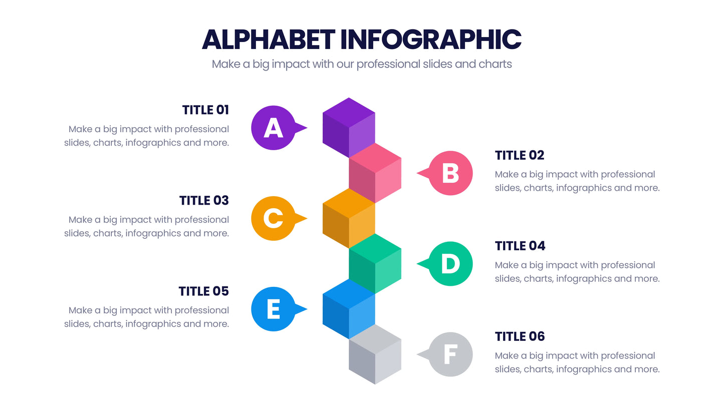 Alphabet Infographic templates