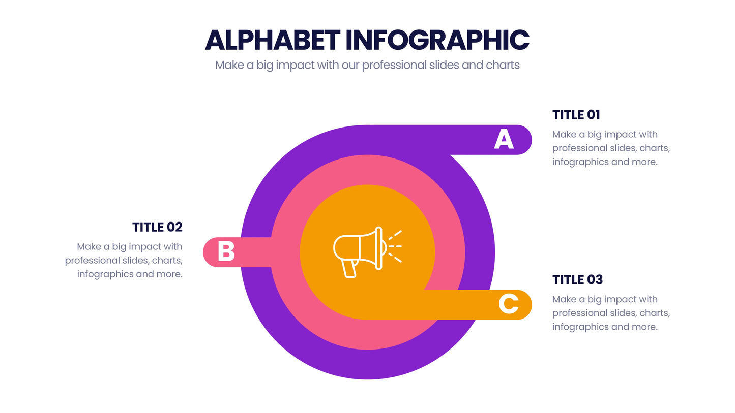 Alphabet Infographic templates