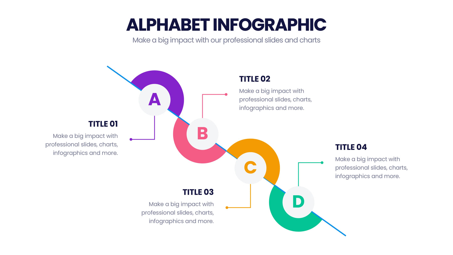 Alphabet Infographic templates