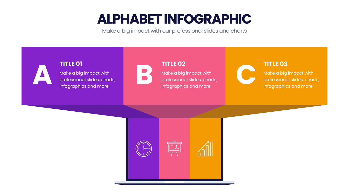 Alphabet Infographic templates