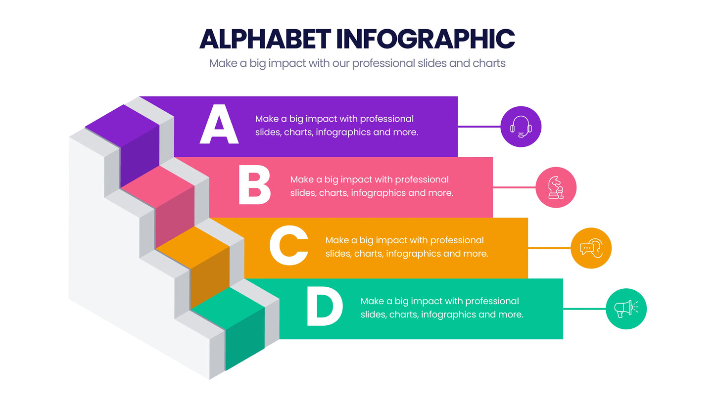 Alphabet Infographic templates