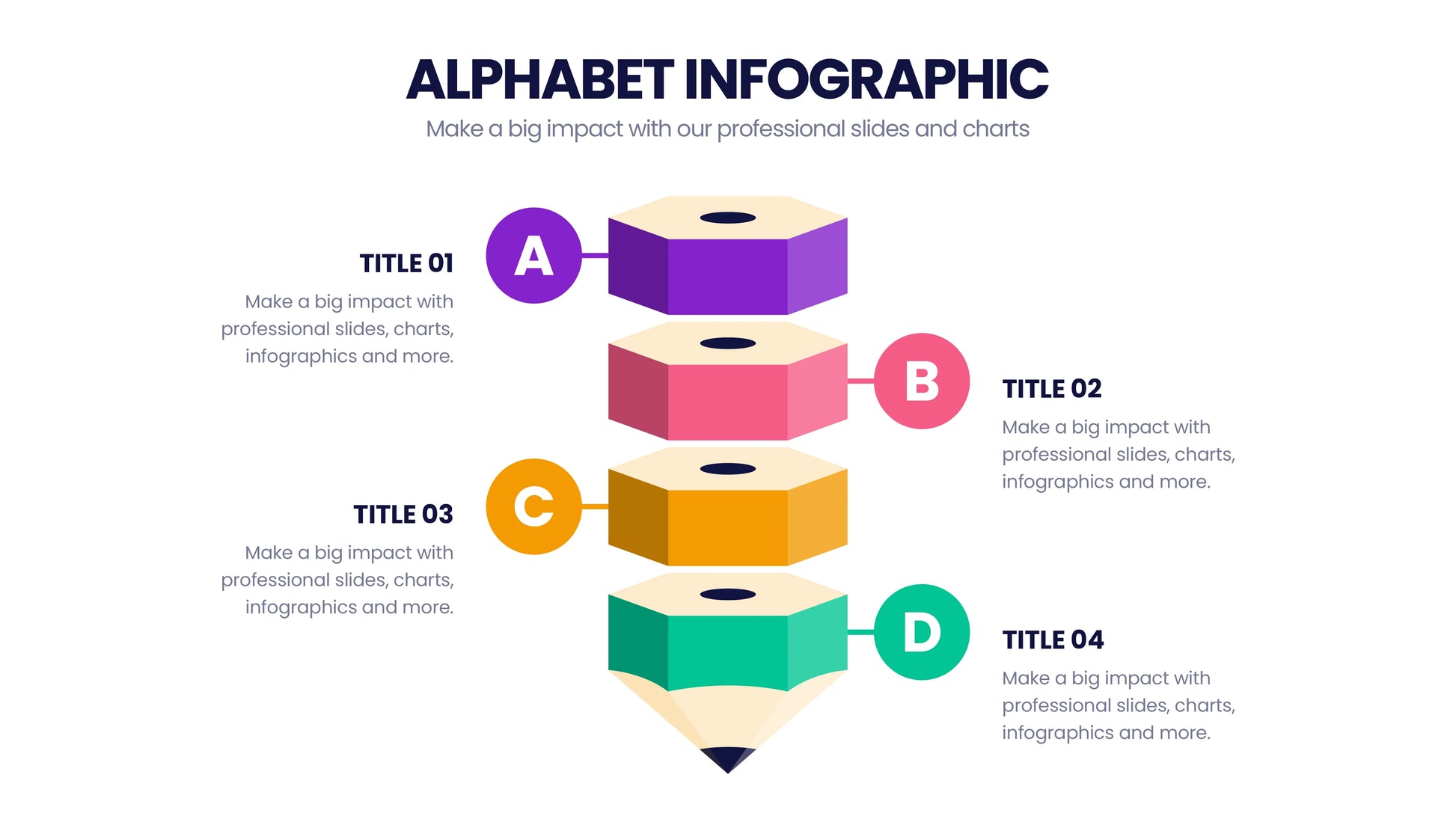 Alphabet Infographics PowerPoint templates