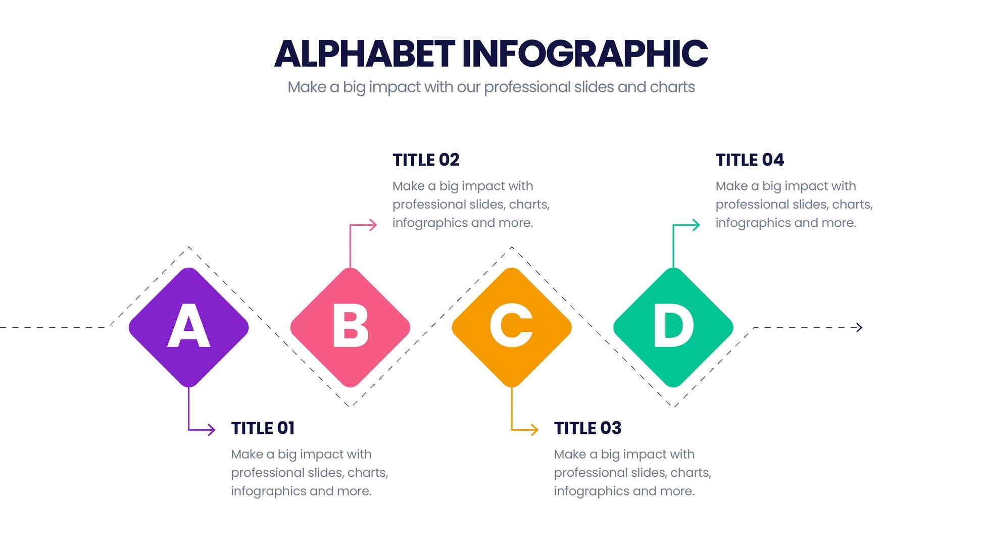 Alphabet Infographic templates