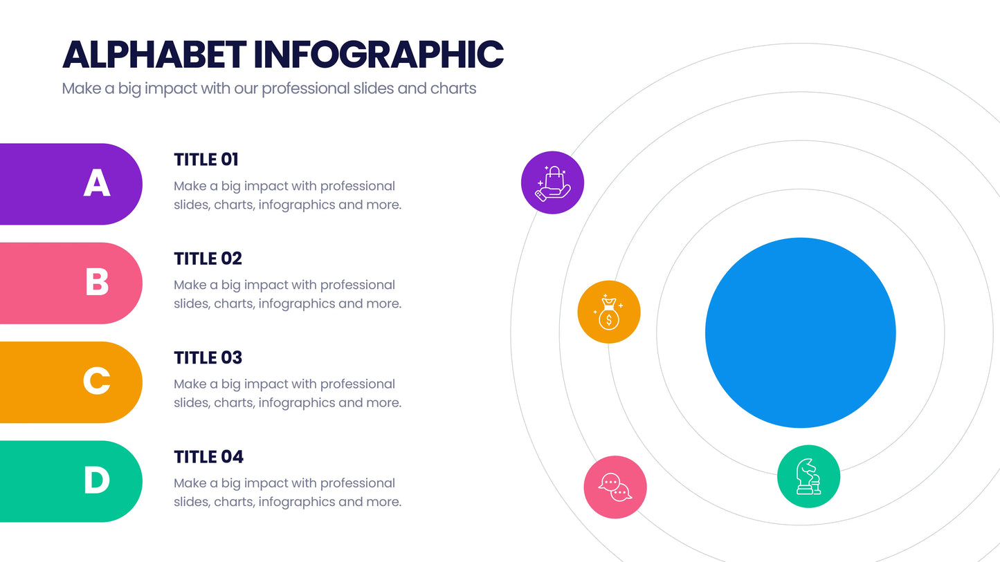 Alphabet Infographic templates