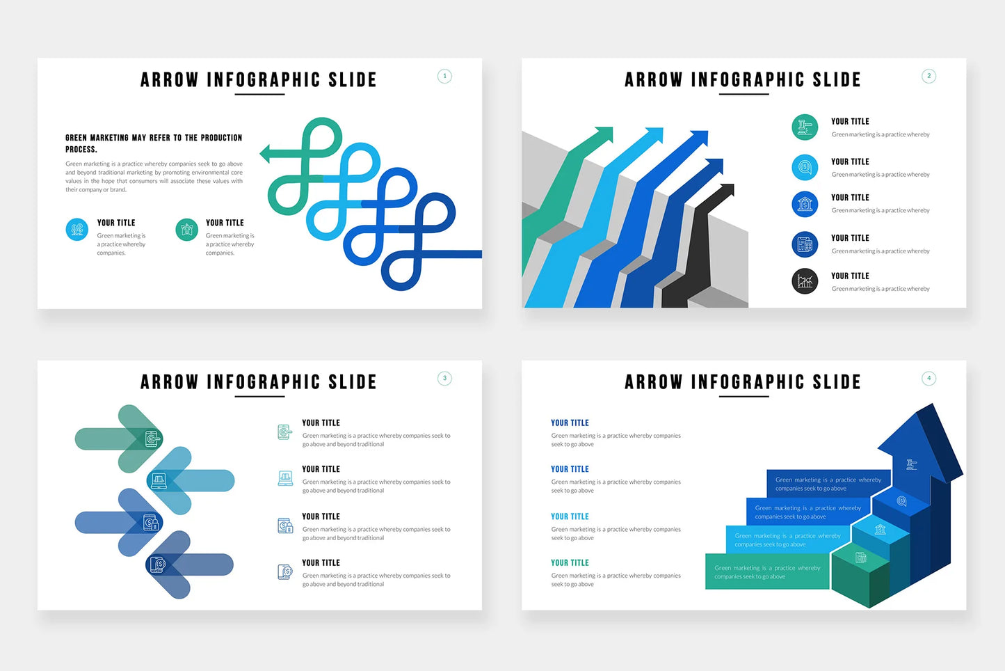 Arrow  Infographic templates