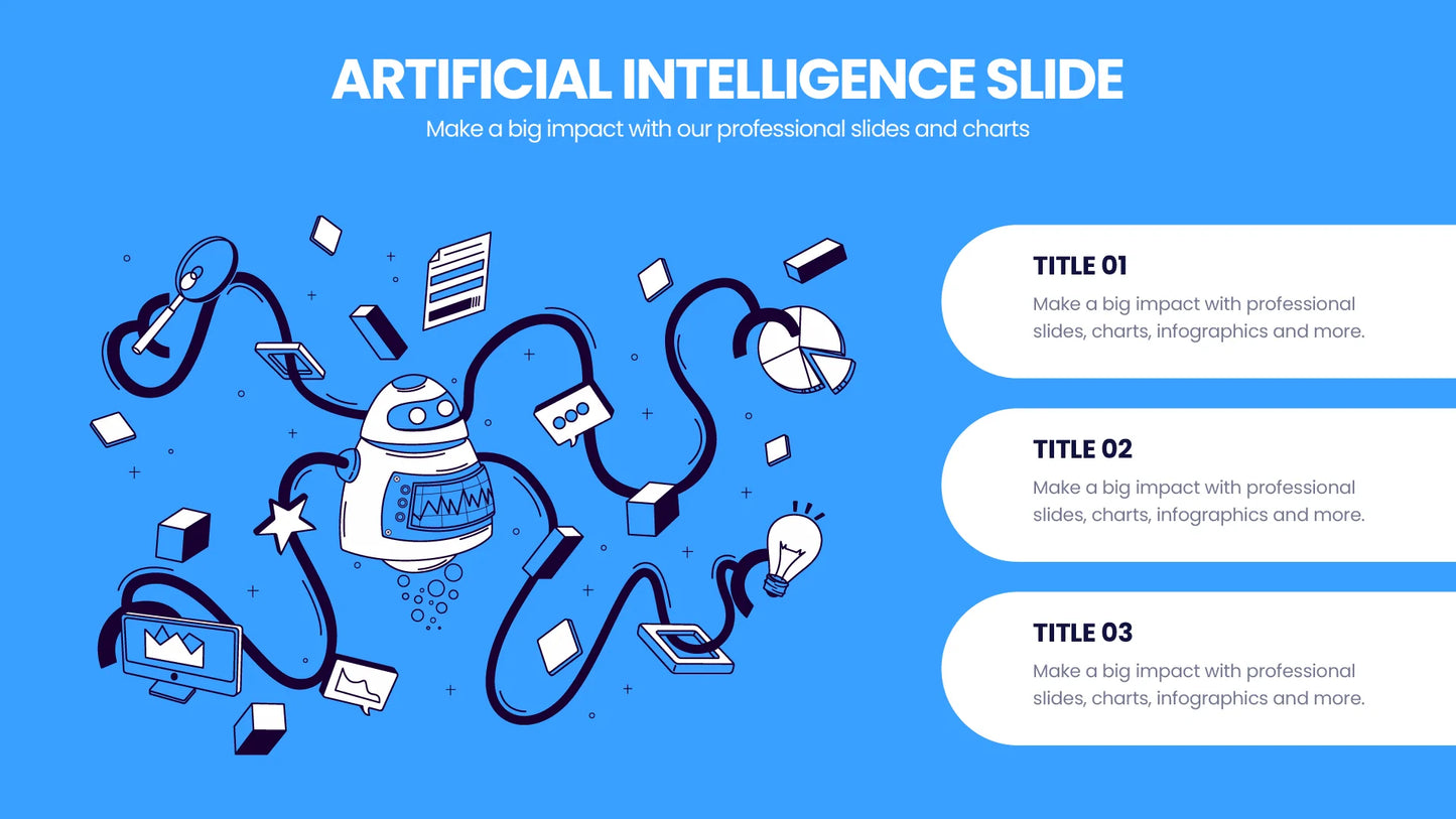 Artificial Intelligence Infographic templates