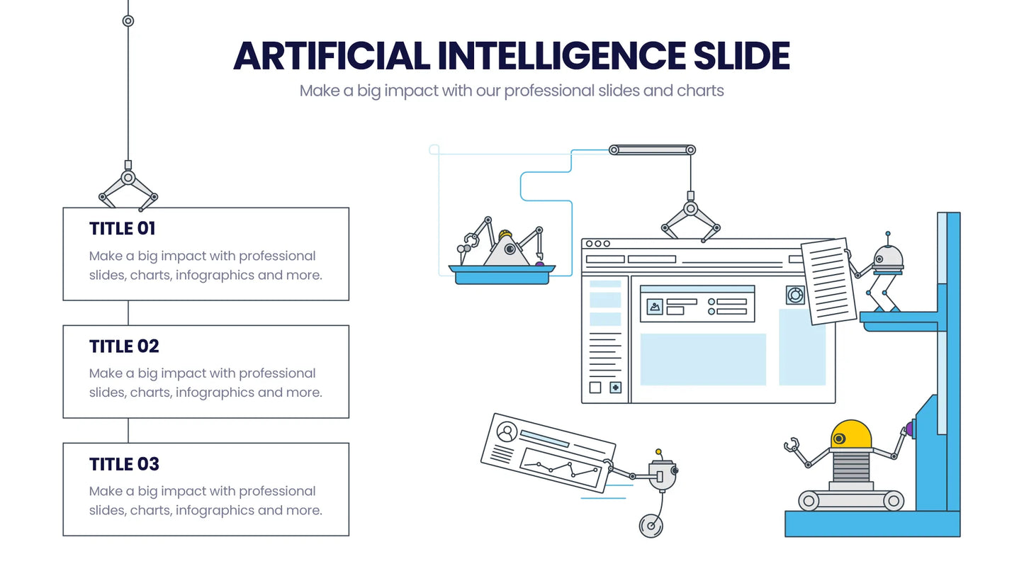 Artificial Infographic Templates PowerPoint slides