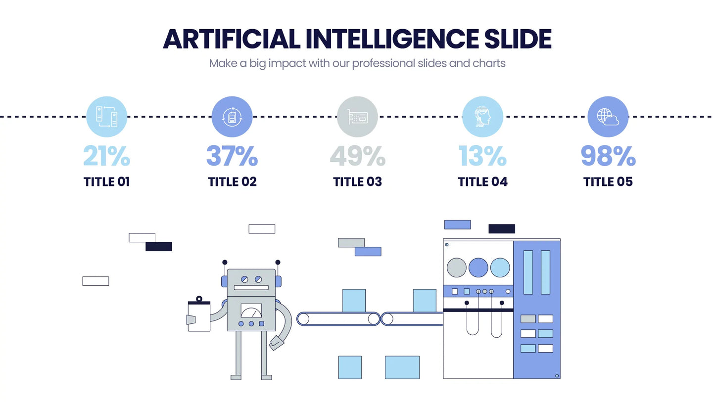 Artificial Infographic Templates PowerPoint slides