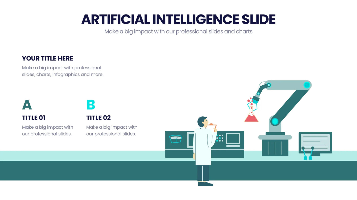 Artificial Infographic Templates PowerPoint slides