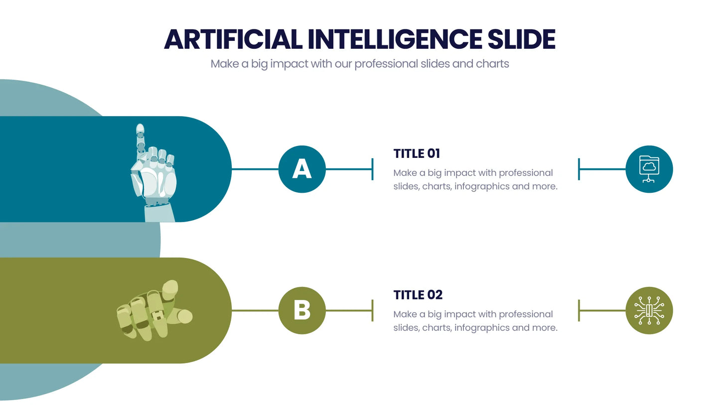 Artificial Infographic Templates PowerPoint slides