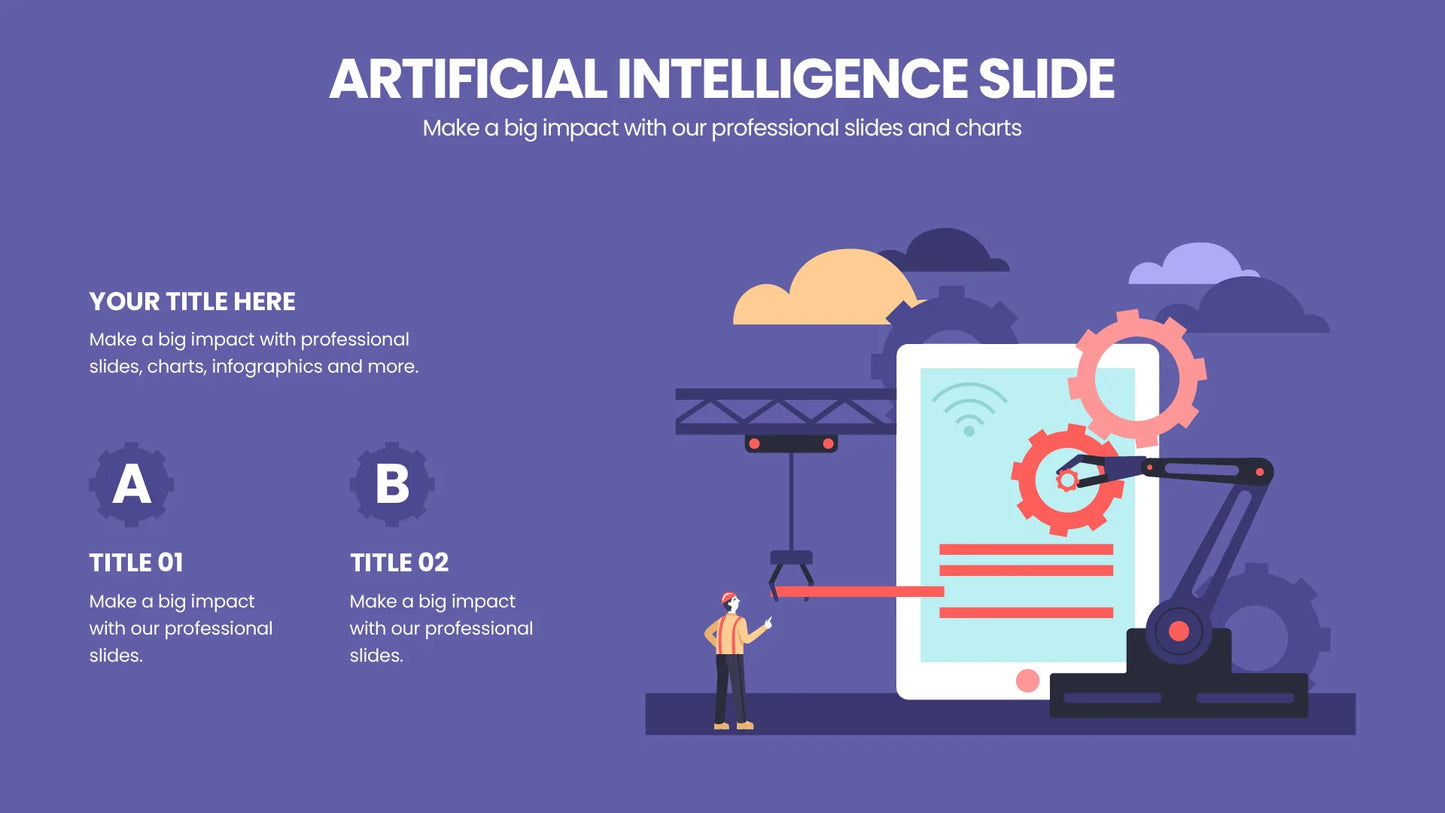 Artificial Infographic Templates PowerPoint slides