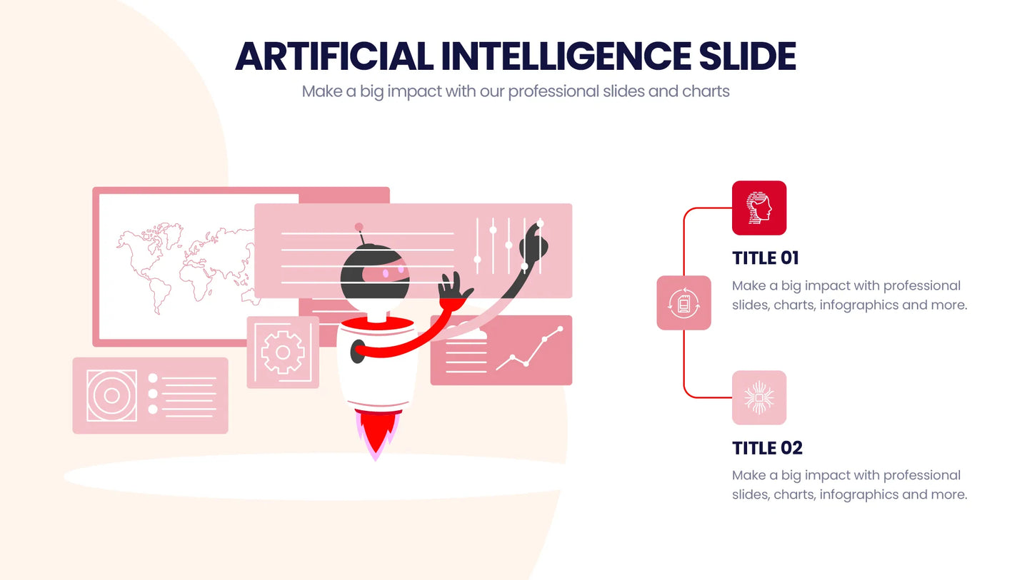 Artificial Infographic Templates PowerPoint slides