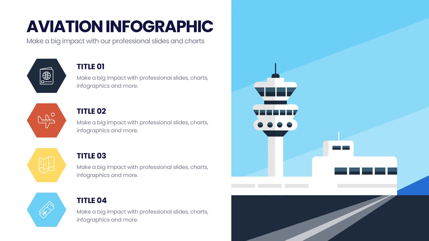 Aviation Infographic templates