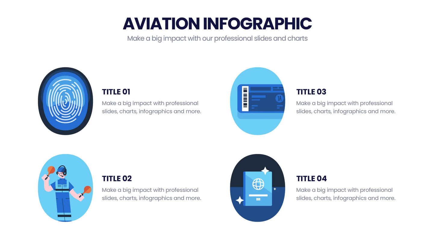 Aviation Infographic templates