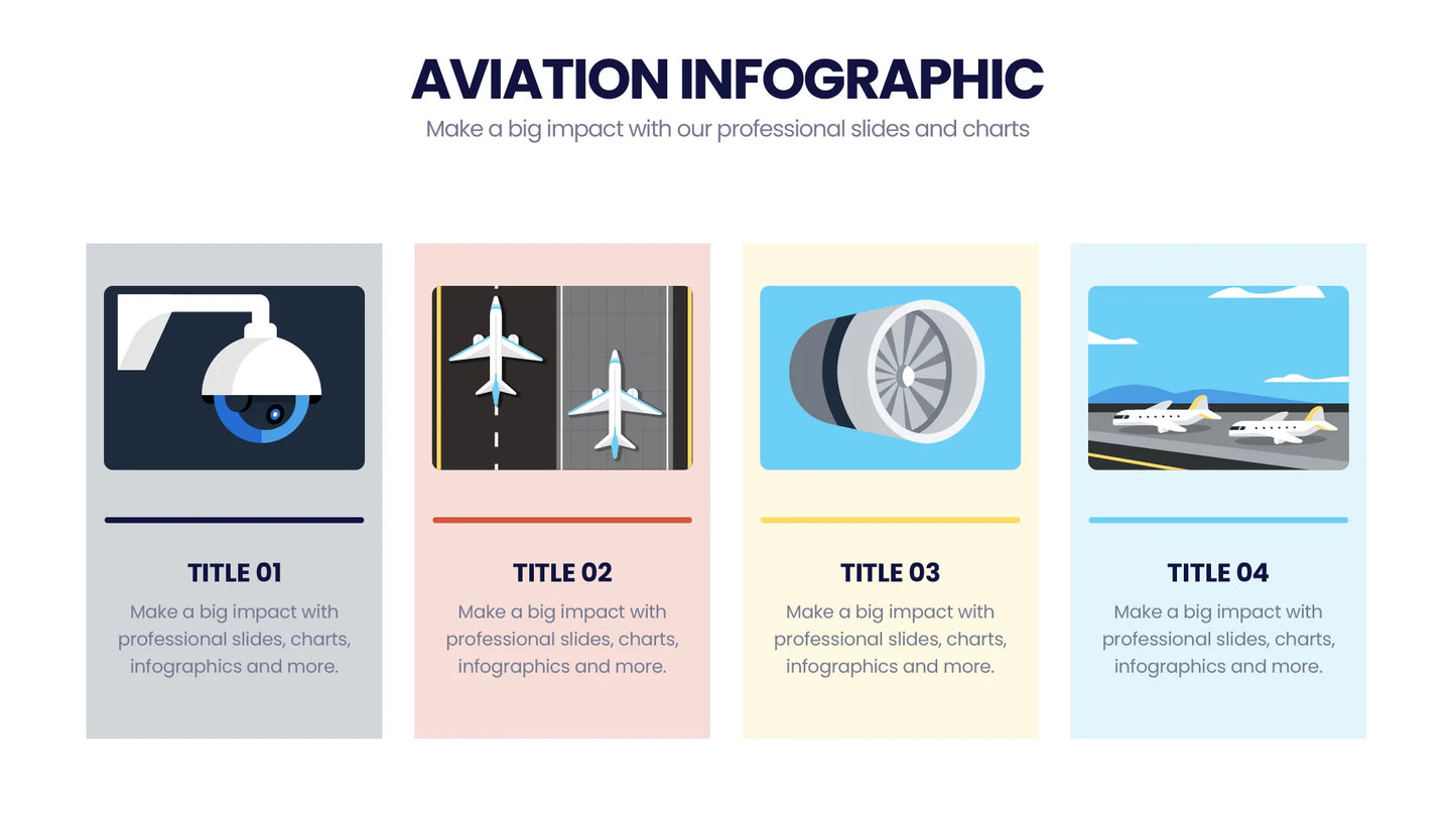 Aviation Infographic templates