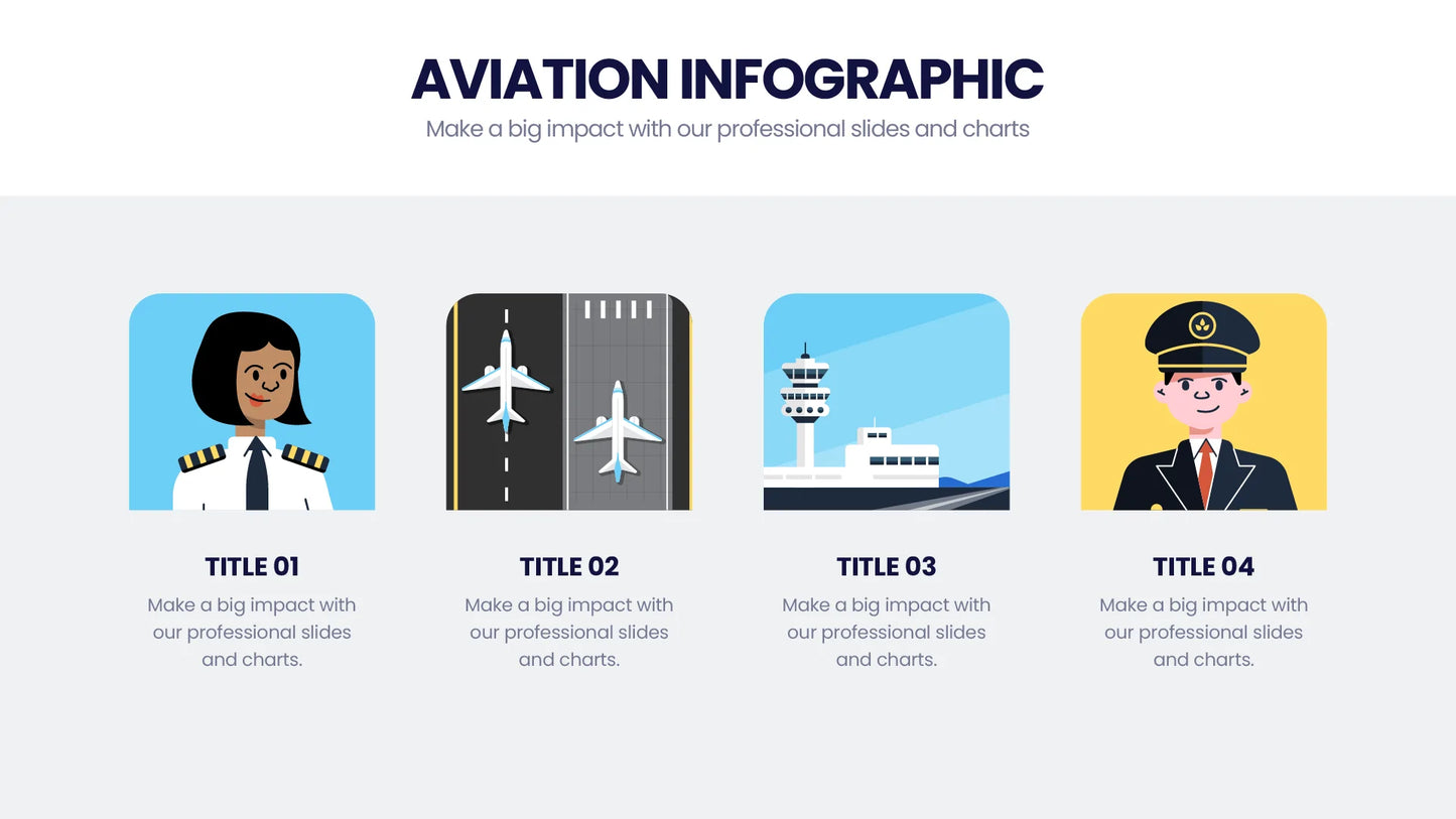 Aviation Infographic templates