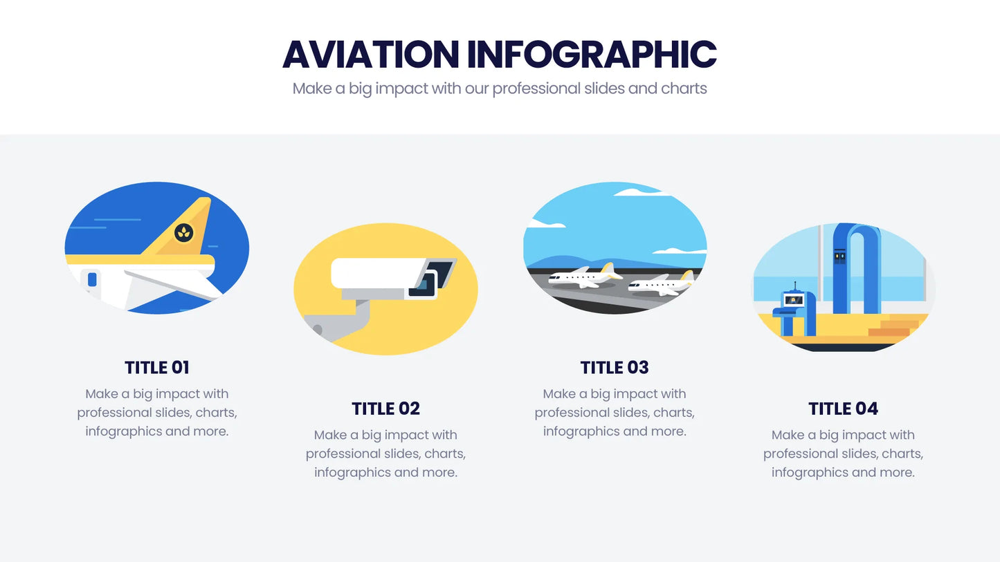 Aviation Infographic templates