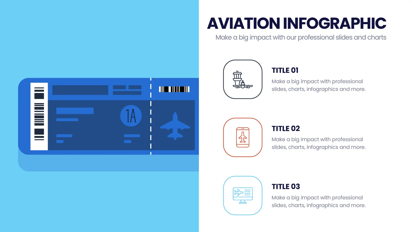 Aviation  Infographics template