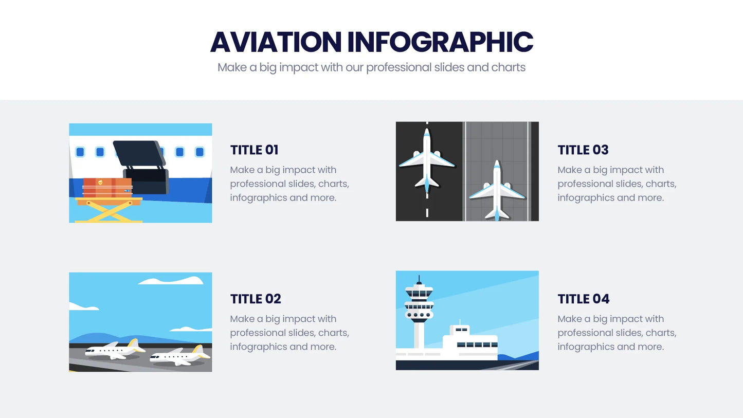 Aviation Infographic Templates PowerPoint slides