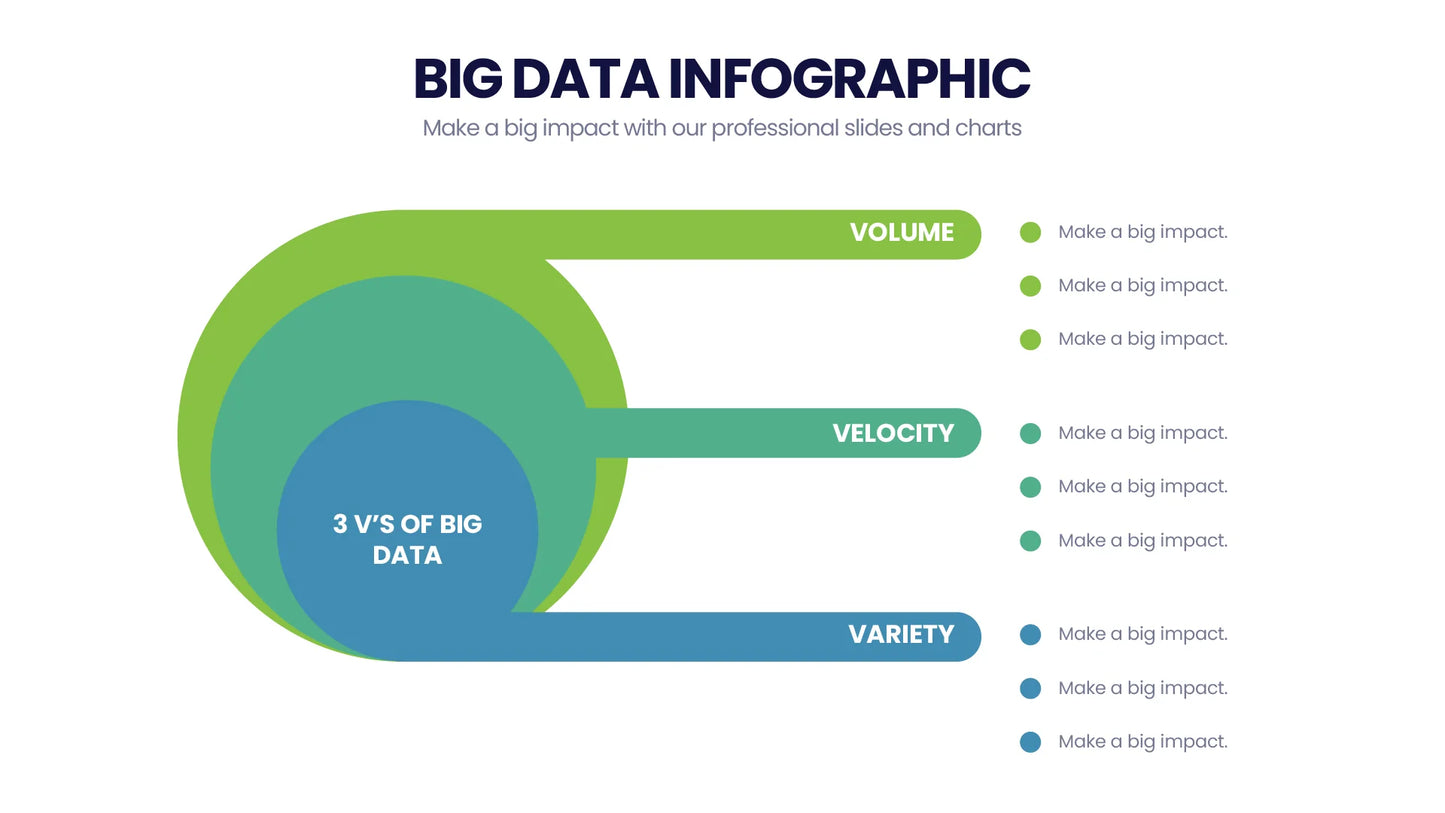 Big Data Infographics template