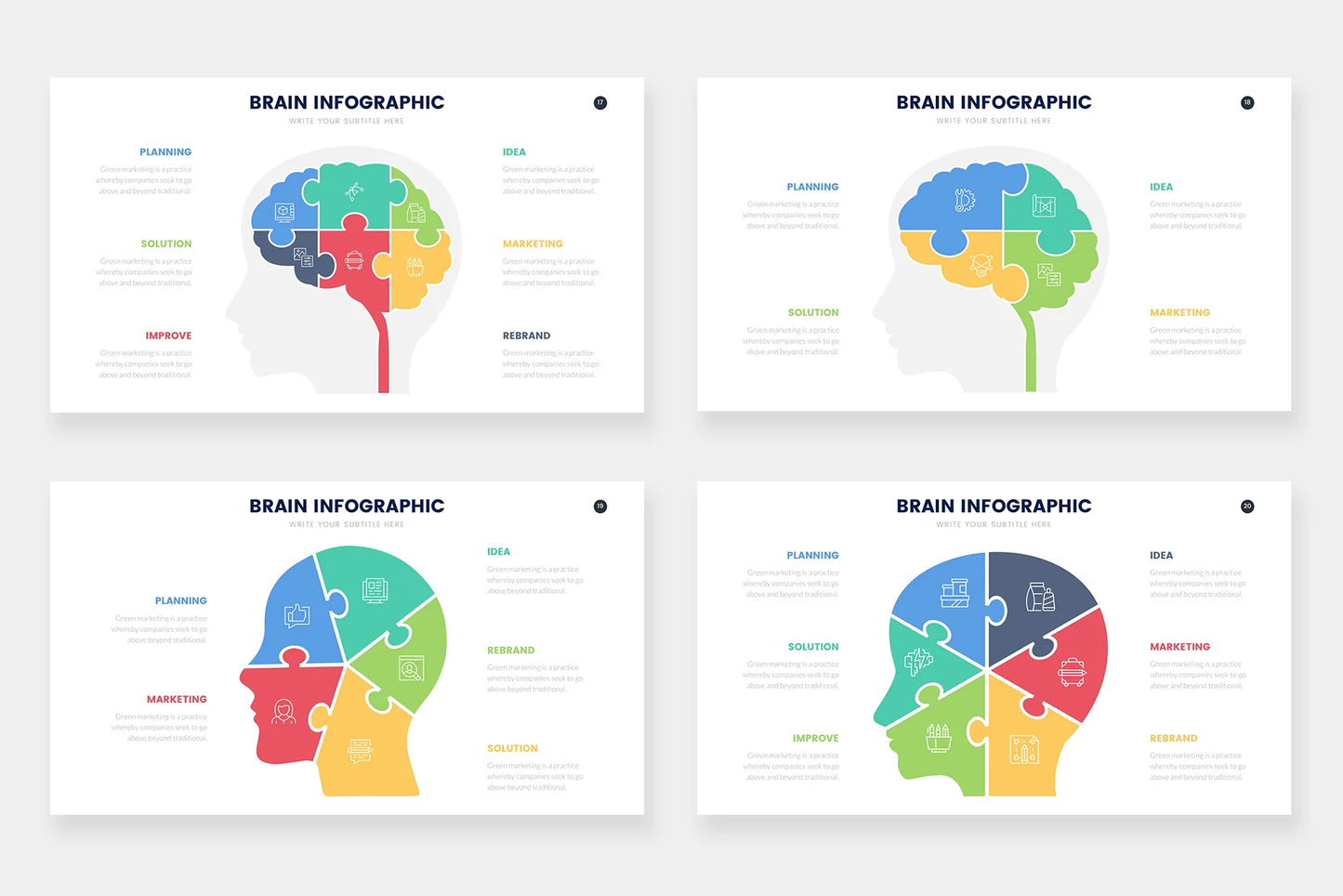 Brain  Infographics PowerPoint templates