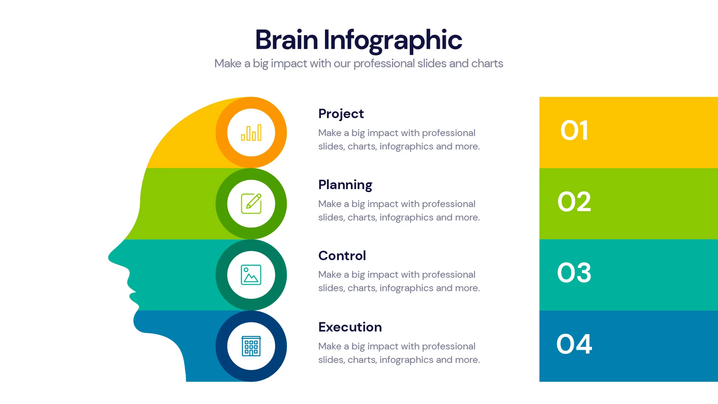 Brain  Infographics PowerPoint templates