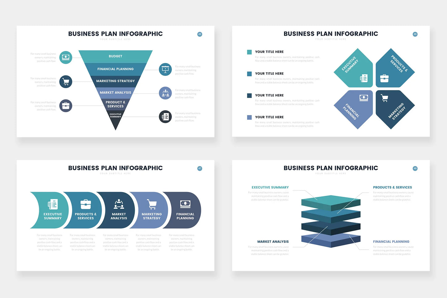 Business Plan Infographics template