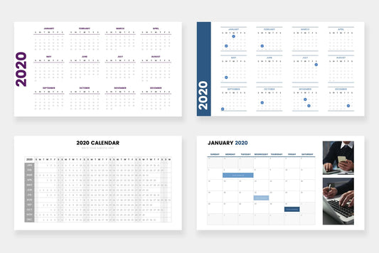 Calendar 2021 Slides Infographic Templates PowerPoint slides