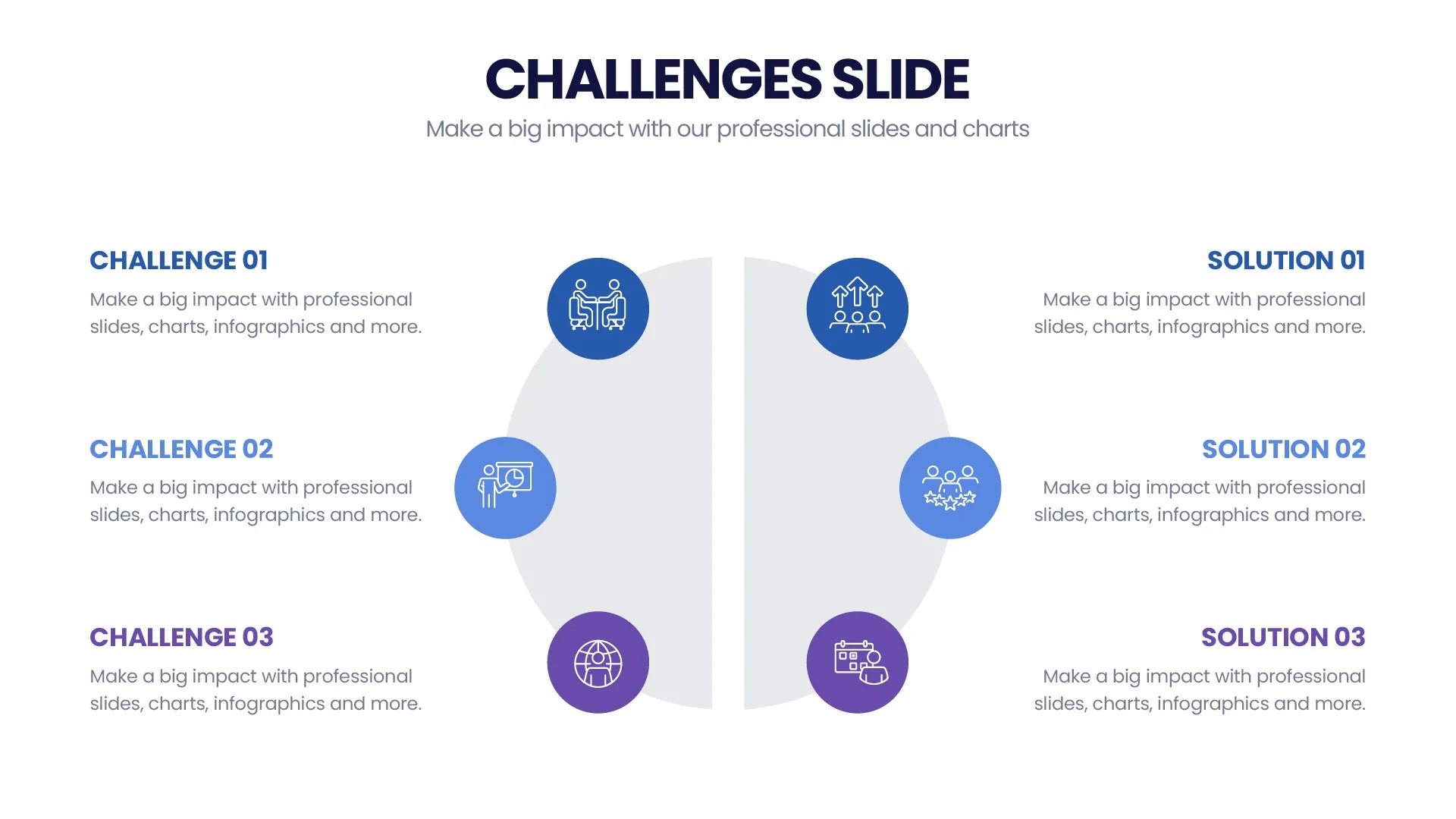 Challenges Infographics Template - PowerPointX | Slides | PowerPoints